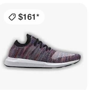 Adidas Boost The 3 Stripes Men’s Runner Bkack Sneakers Size 10